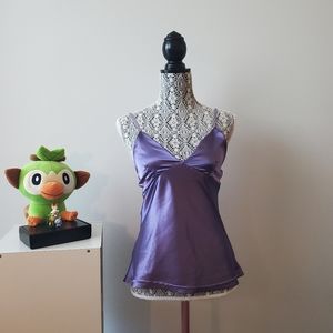 Silky Purple Lingerie Camisole